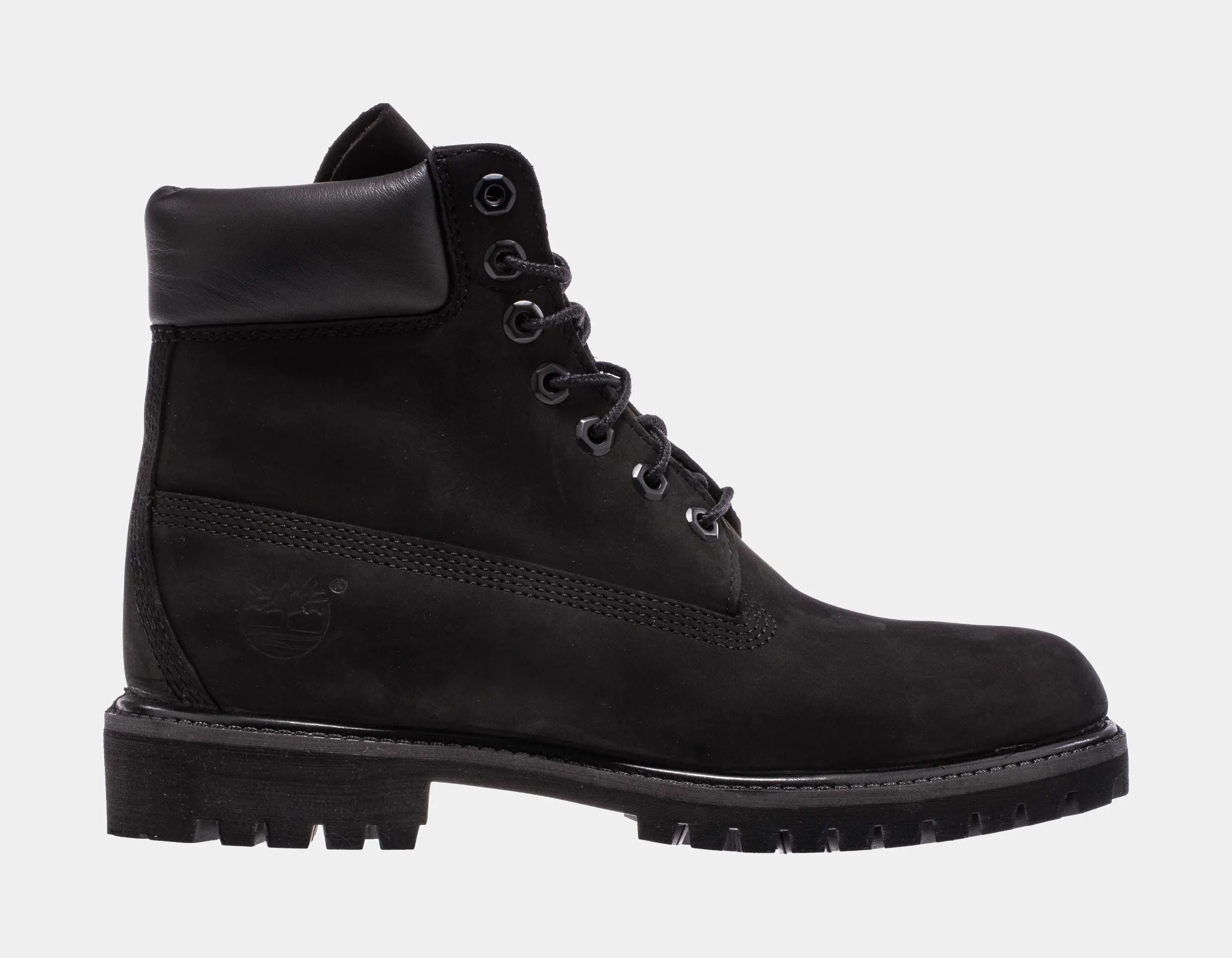 6-Inch Premium Mens Boots (Black Nubuck)