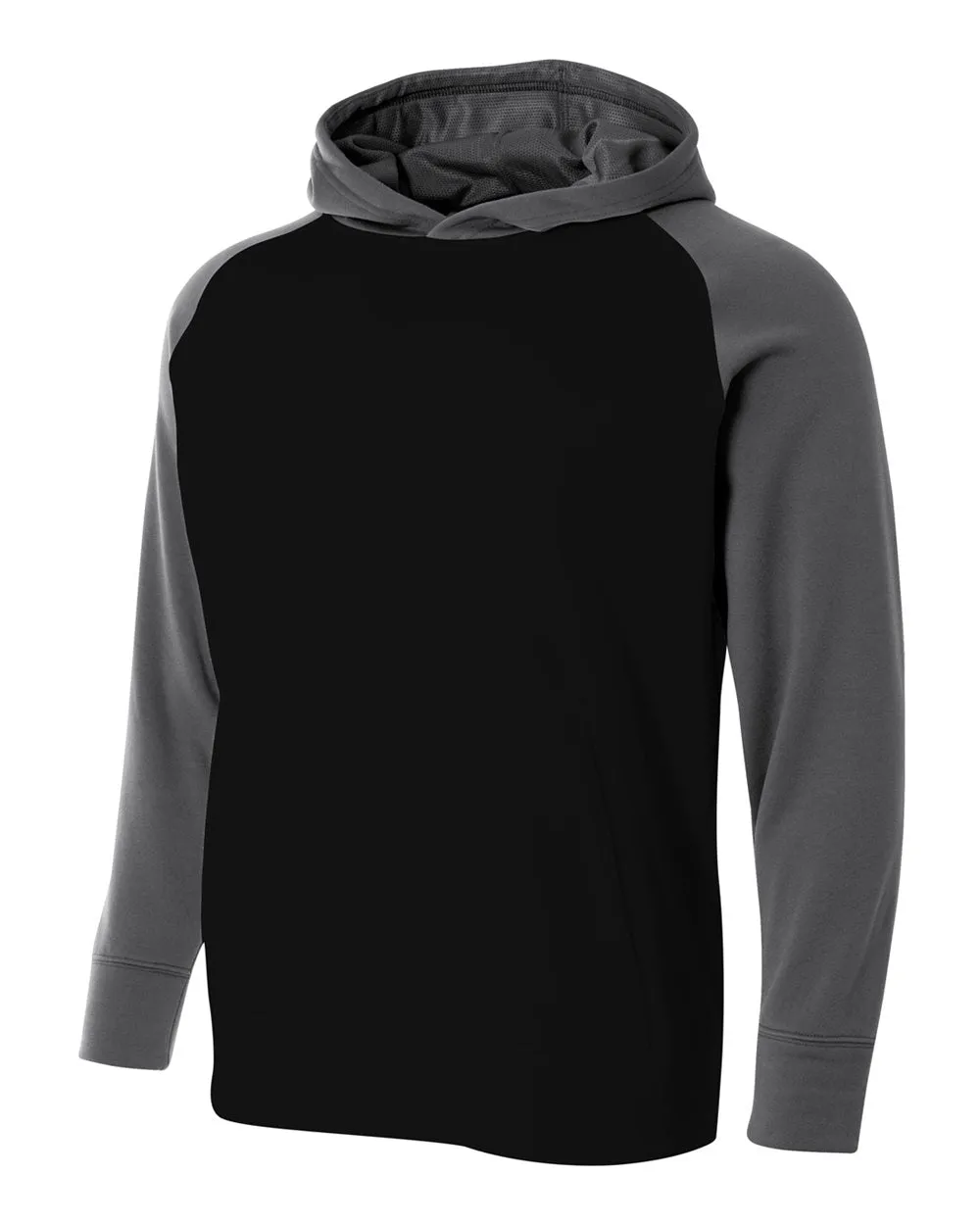 A4 Youth Color Block Tech Fleece Hoodie