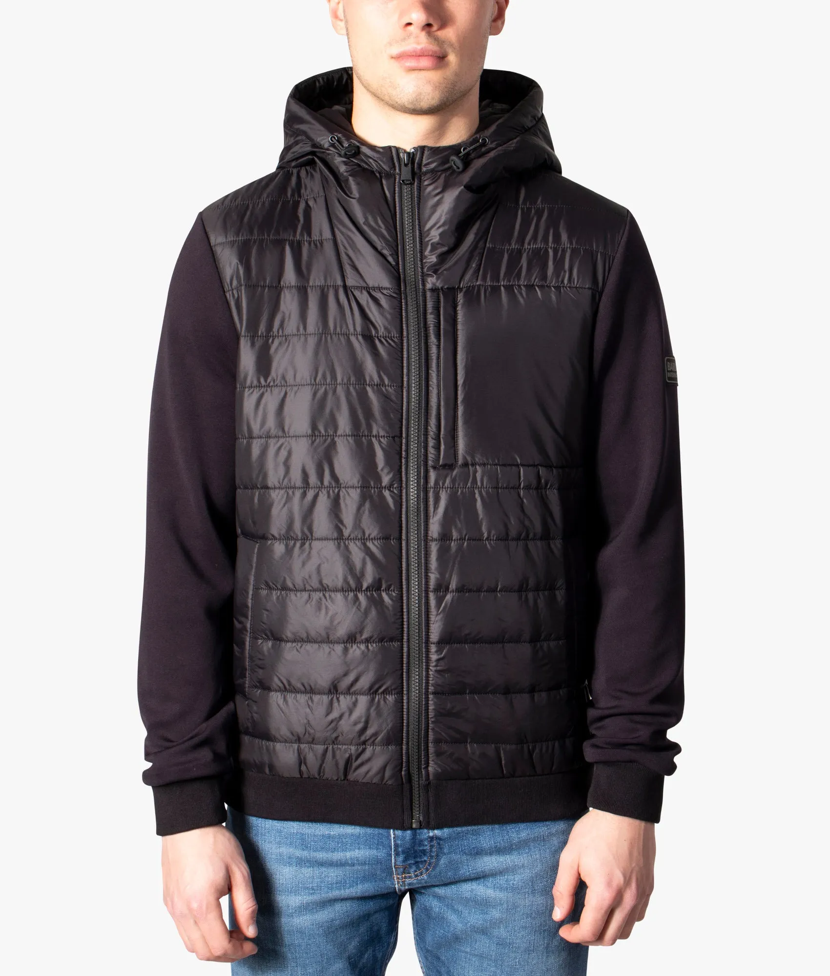 Baffle Zip Through Hybrid Jacket