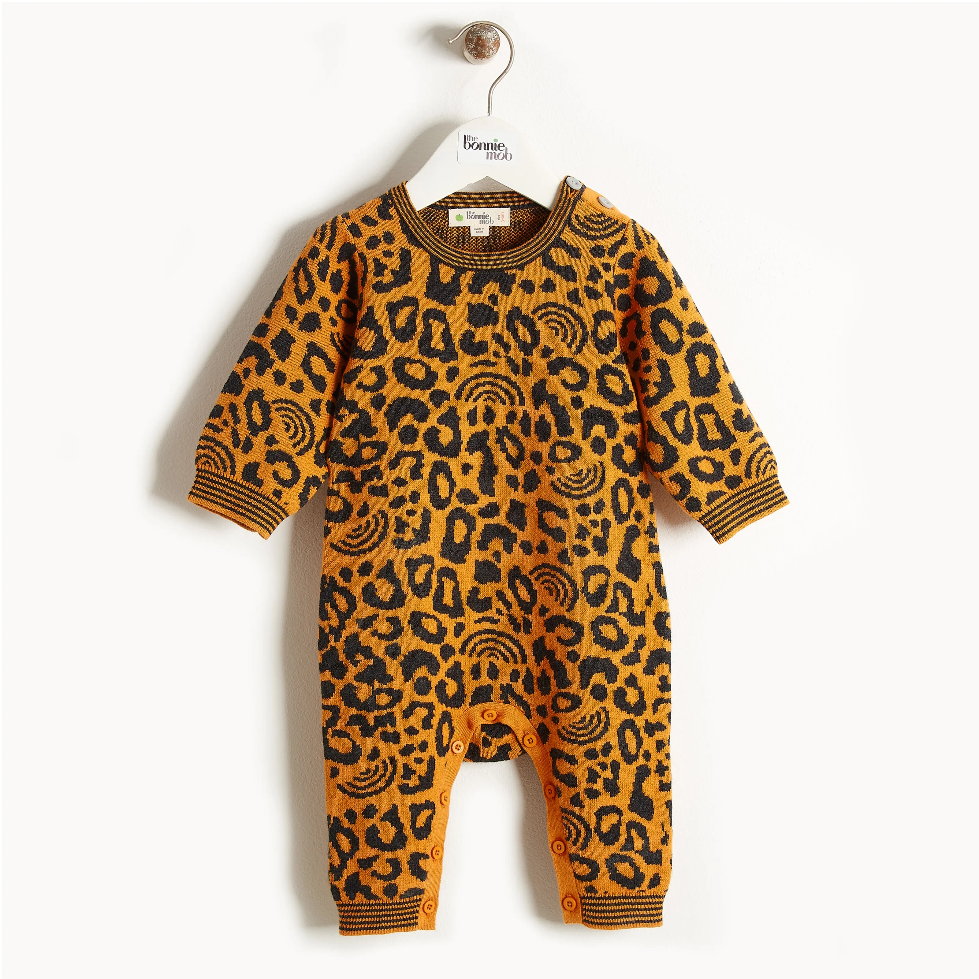 Bonnie Mob Honey Leopard Print Playsuit