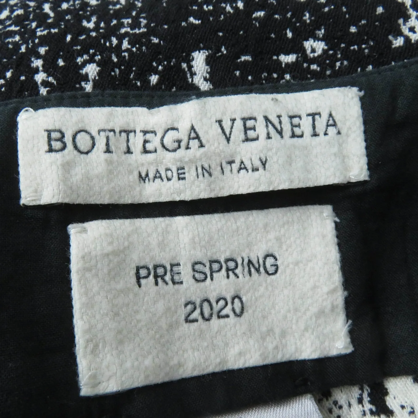 Bottega Veneta Wool Cotton Tight Skirt Black 36