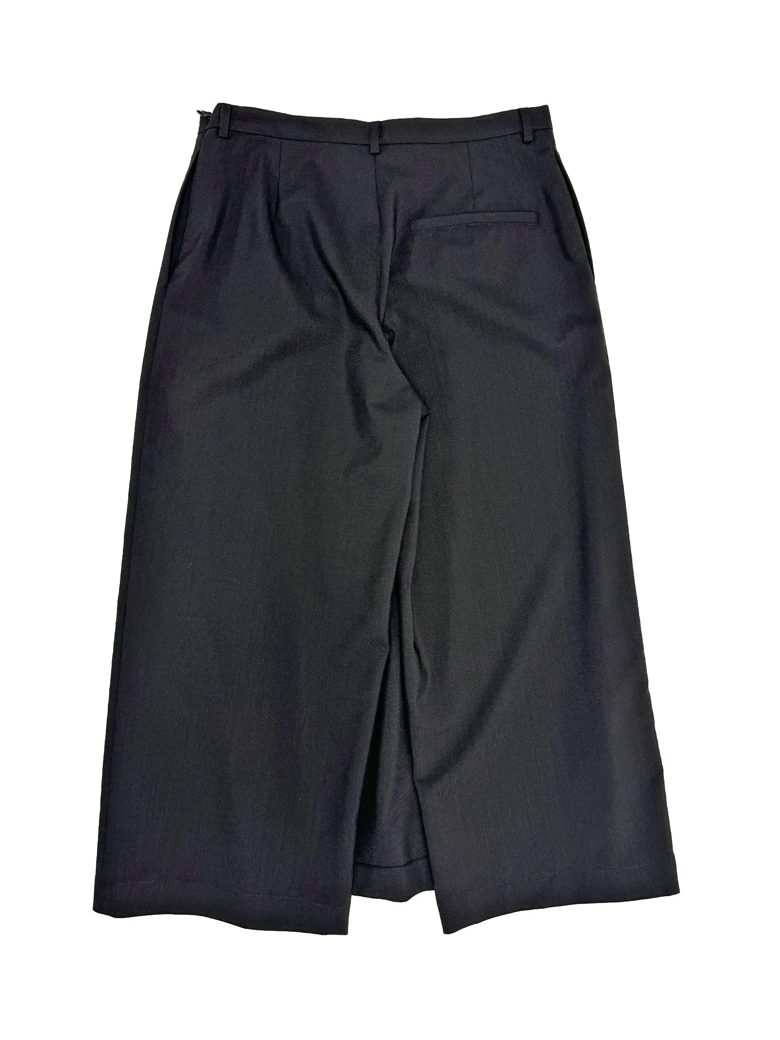 Box Pleat Skort in Black