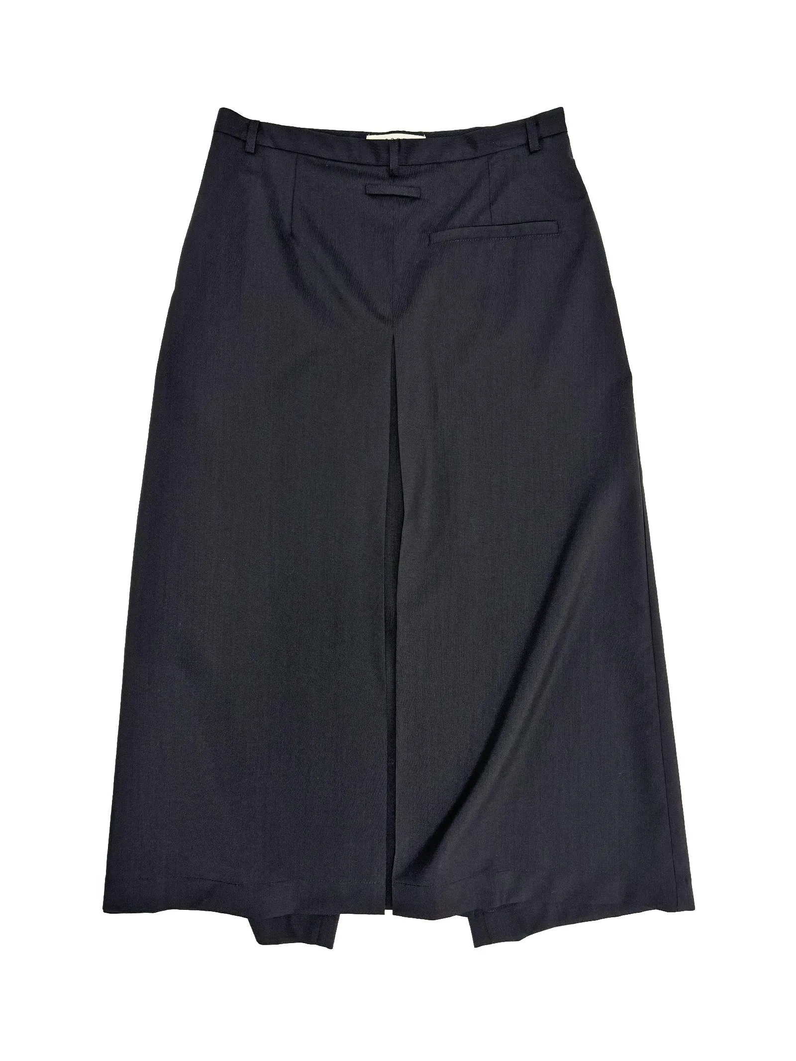 Box Pleat Skort in Black