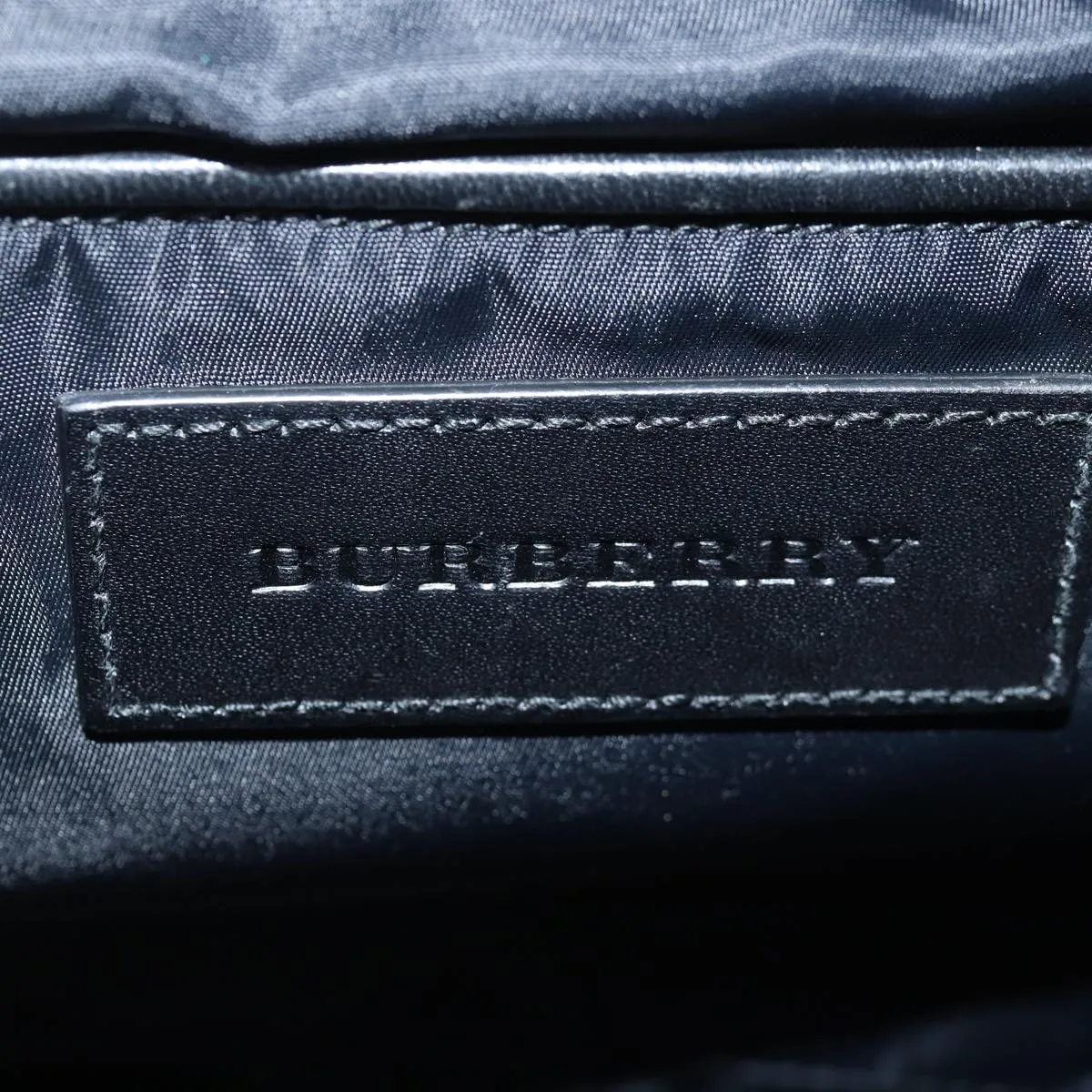 BURBERRY Backpack Nylon Navy Black  bs15241