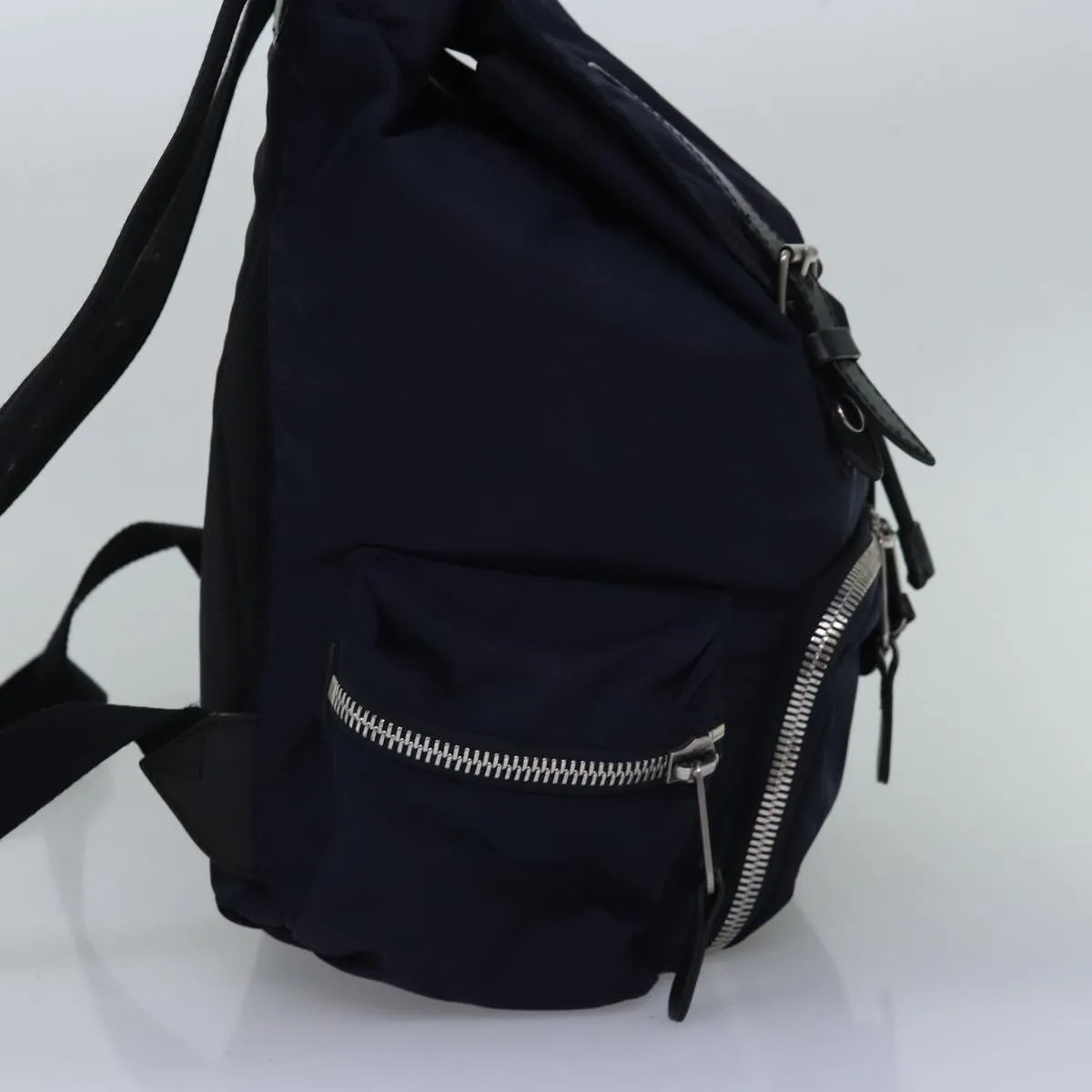 BURBERRY Backpack Nylon Navy Black  bs15241