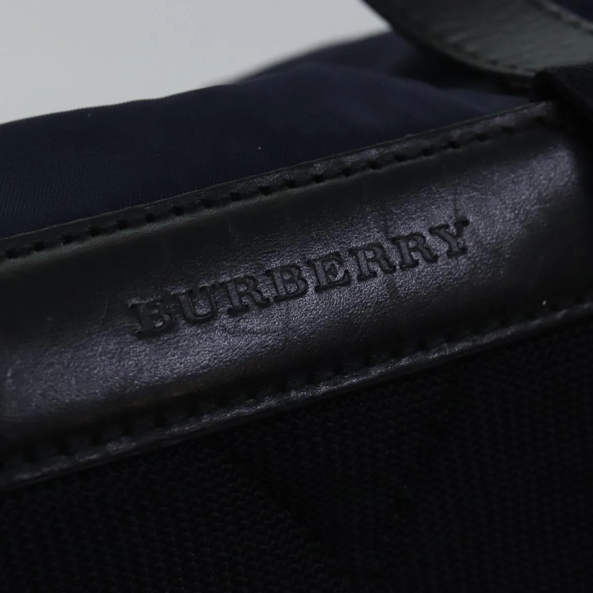 BURBERRY Backpack Nylon Navy Black  bs15241