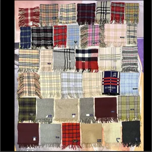 Burberry/ Polo/ Barbour scarves 38 piece