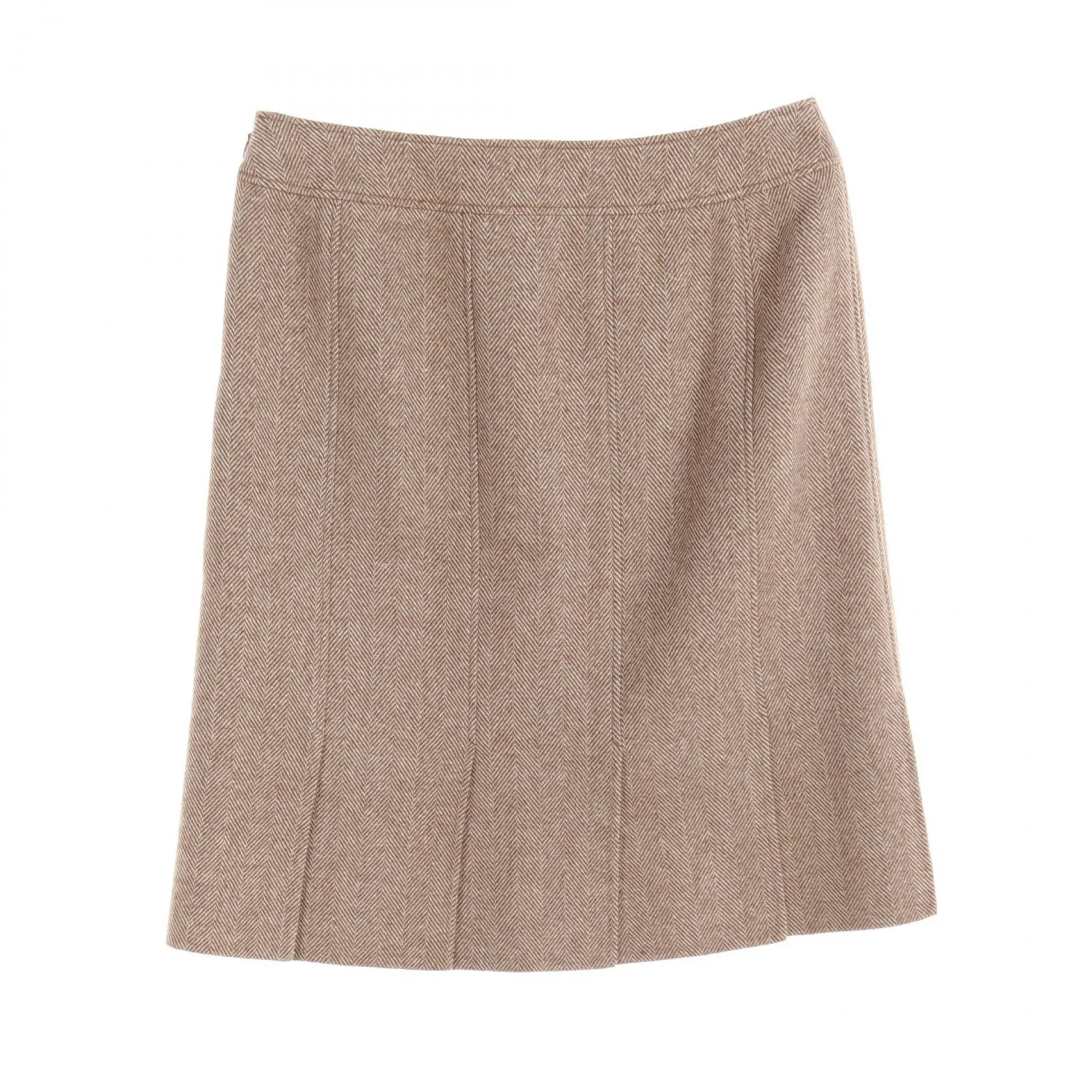 Burberry Wool Cashmere Skirt Beige