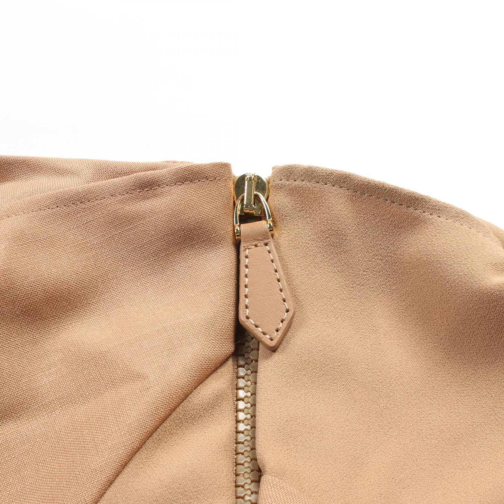 Burberry Wool Polyester Mohair Skirt Beige