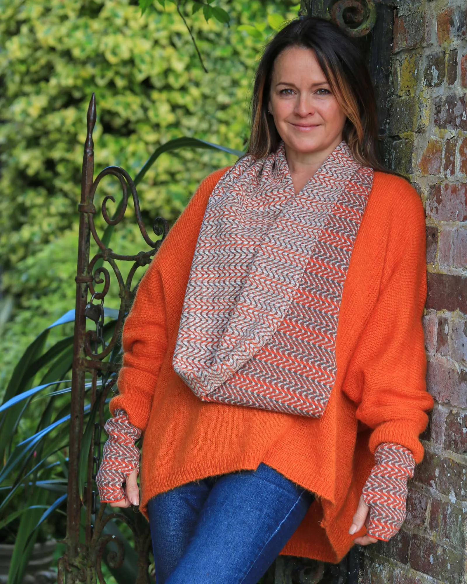 Cashmere Blend Ripple Snood