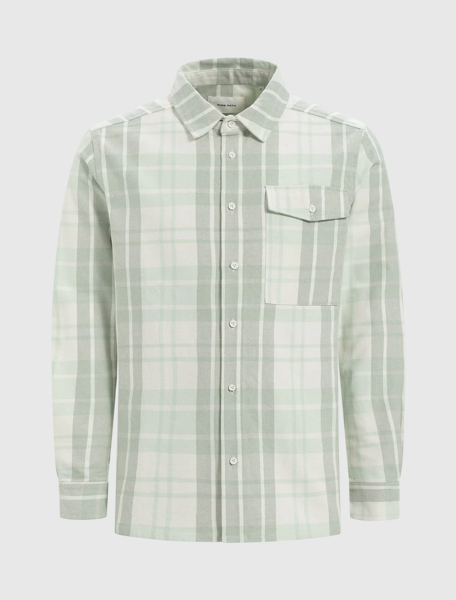 Checked Flannel Shirt | Mint