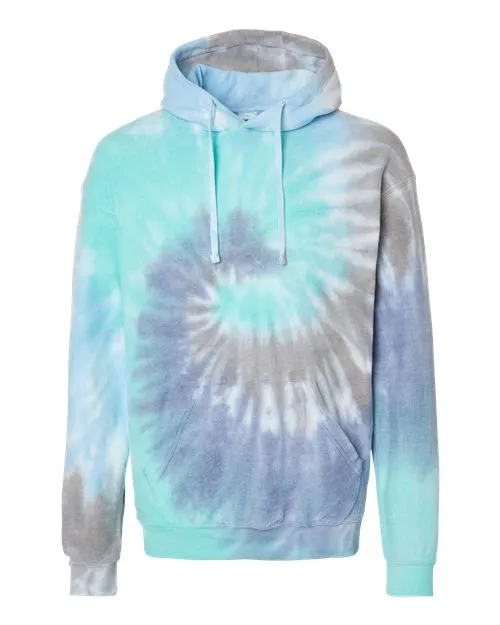 Colortone Men's Tie-Dyed Cloud Fleece Hooded Sweatshirt