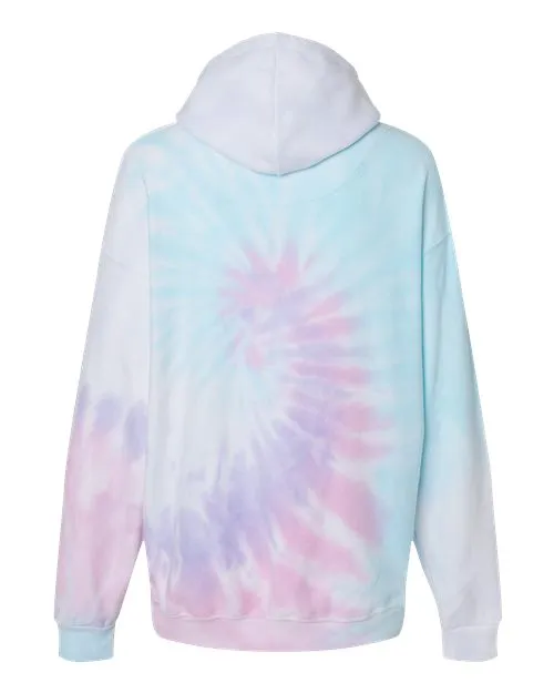 Colortone Men's Tie-Dyed Cloud Fleece Hooded Sweatshirt