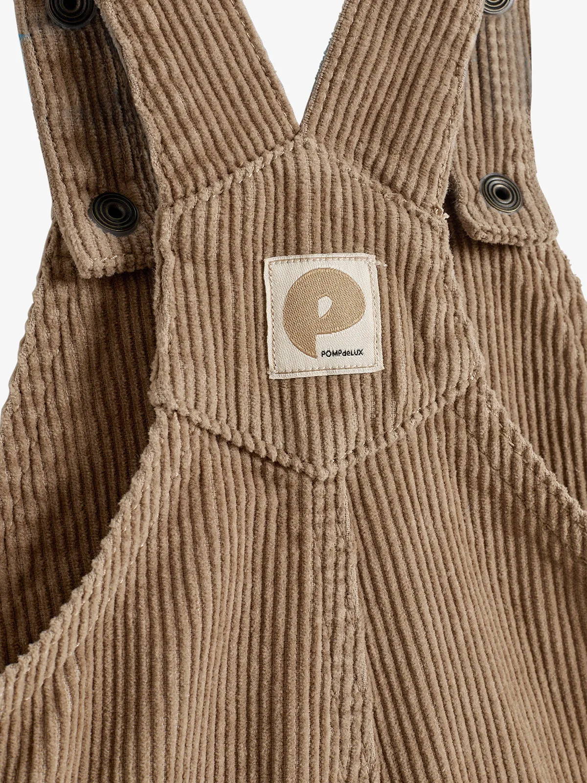 Corduroy Overalls - Little - Dark Beige