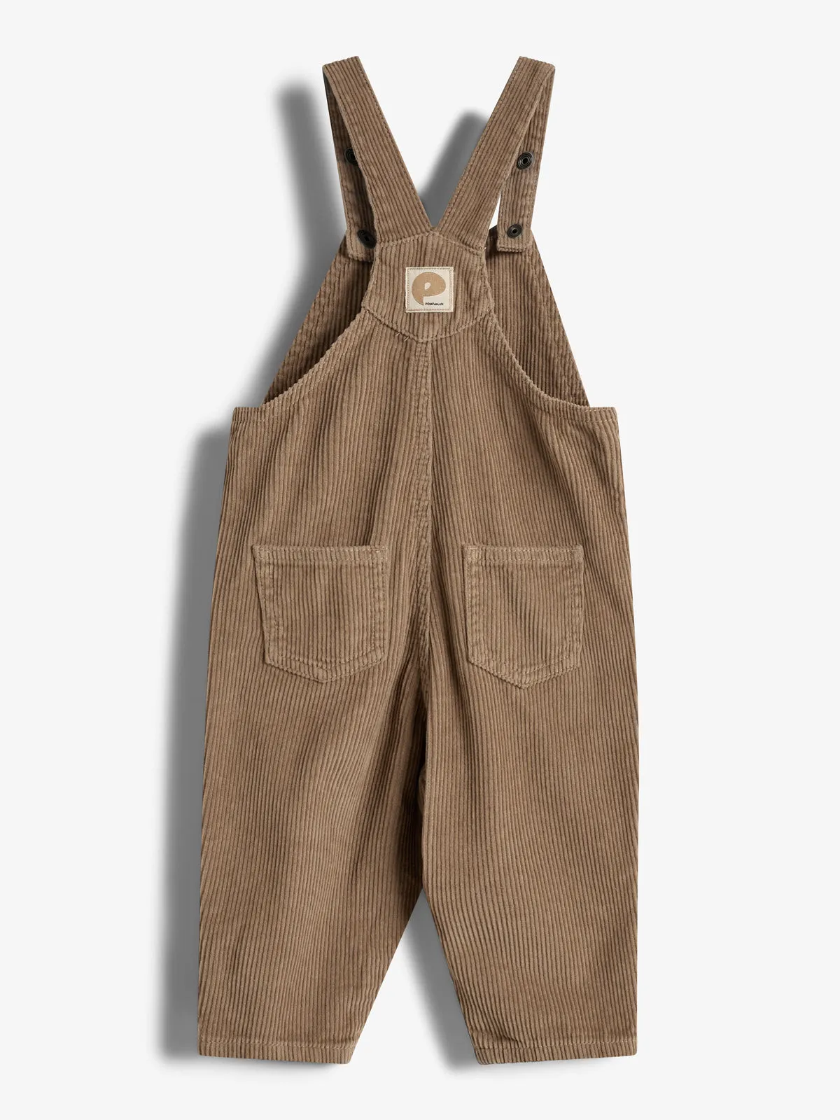 Corduroy Overalls - Little - Dark Beige