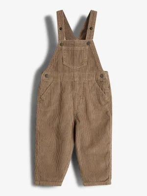 Corduroy Overalls - Little - Dark Beige