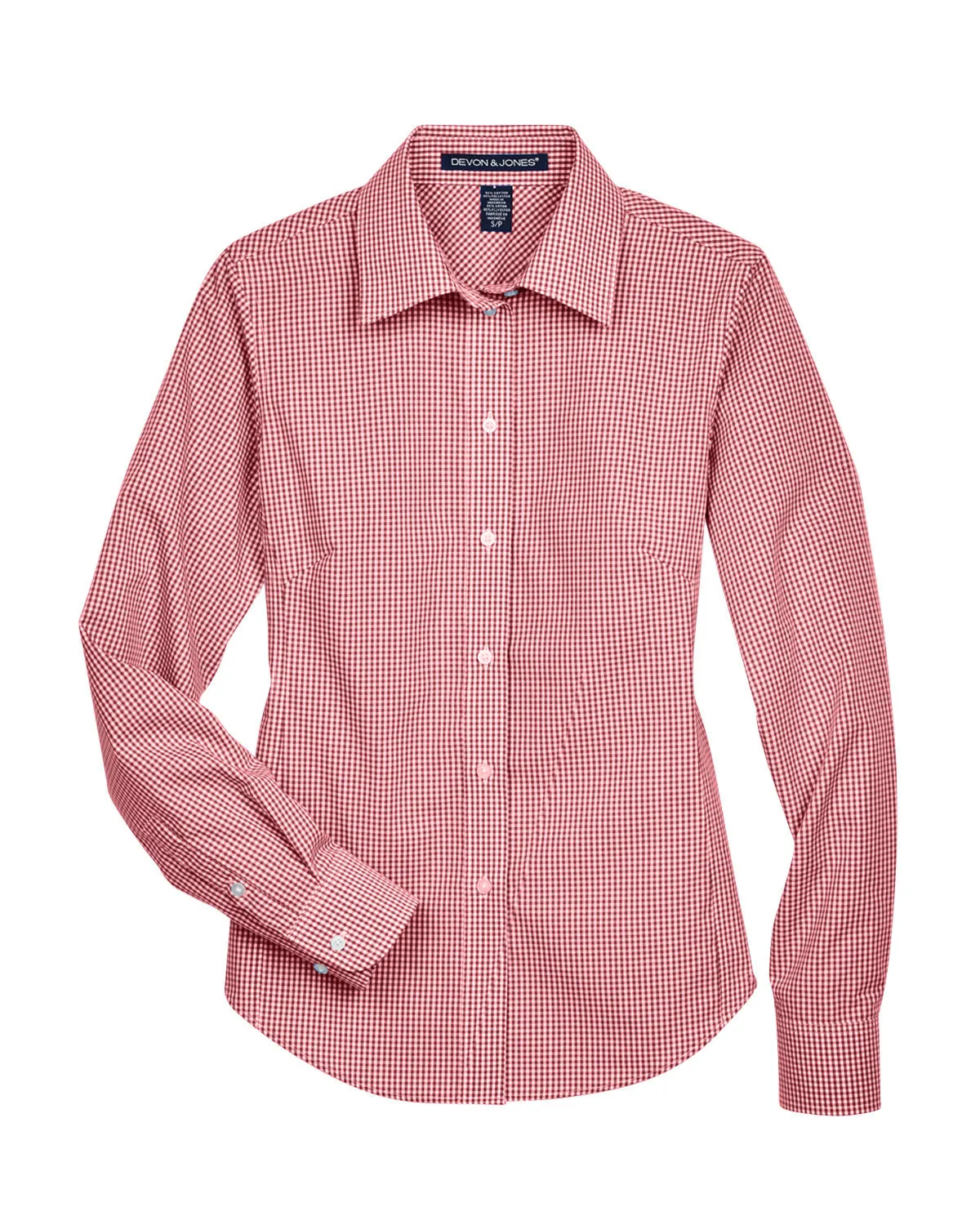 Devon & Jones Ladies' Crown Woven Collection™ Gingham Check