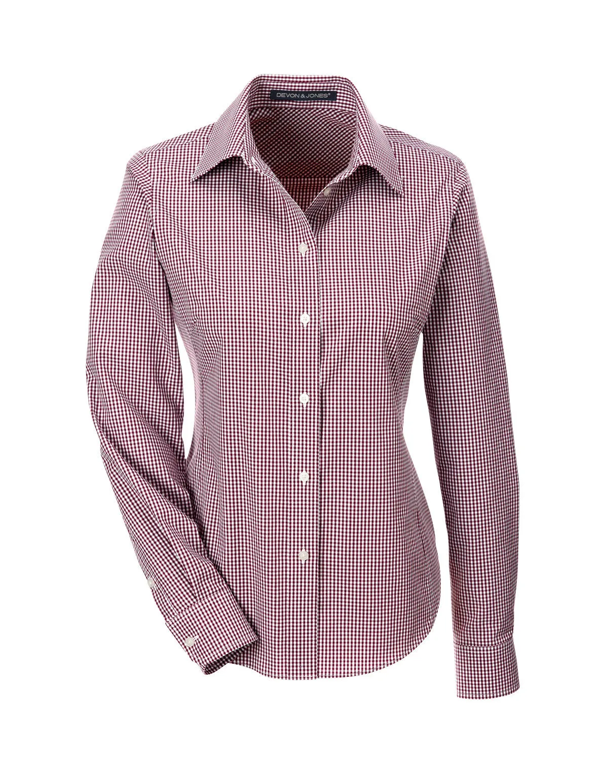 Devon & Jones Ladies' Crown Woven Collection™ Gingham Check