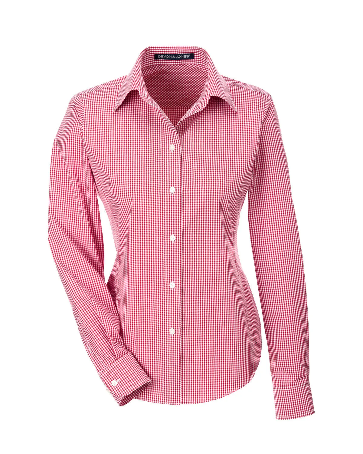 Devon & Jones Ladies' Crown Woven Collection™ Gingham Check