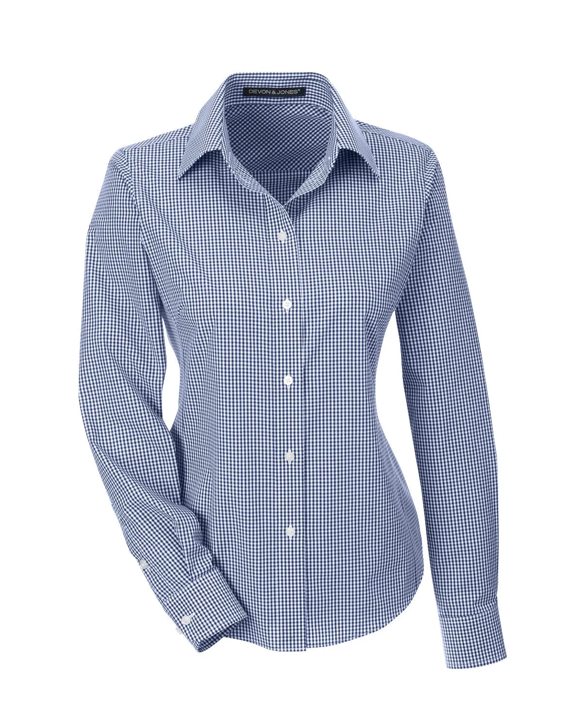 Devon & Jones Ladies' Crown Woven Collection™ Gingham Check