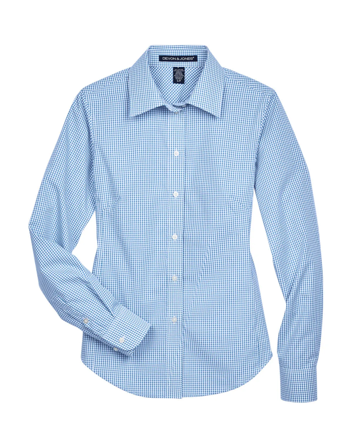 Devon & Jones Ladies' Crown Woven Collection™ Gingham Check