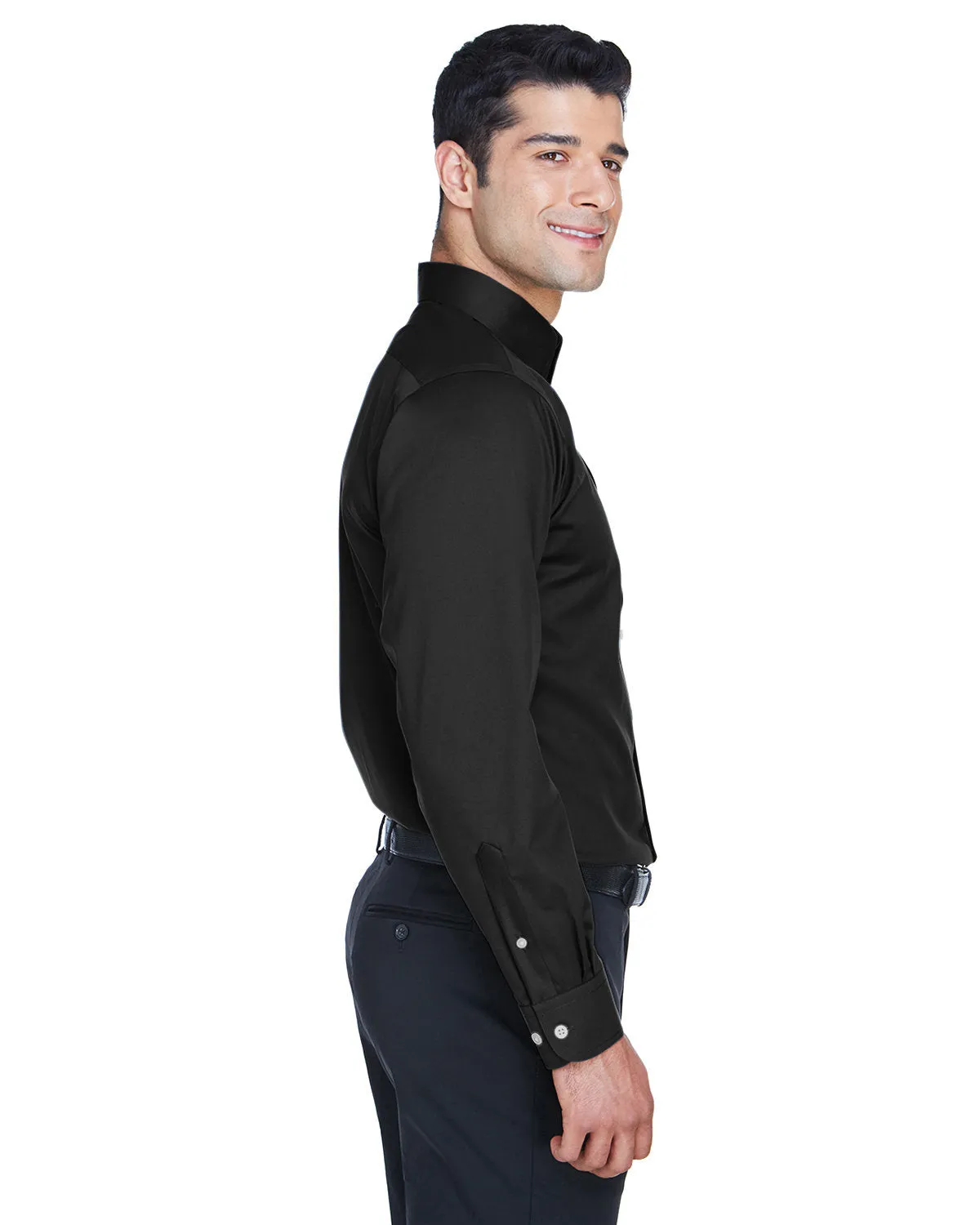 Devon & Jones Men's Tall Crown Woven Collection™ Solid Stretch Twill