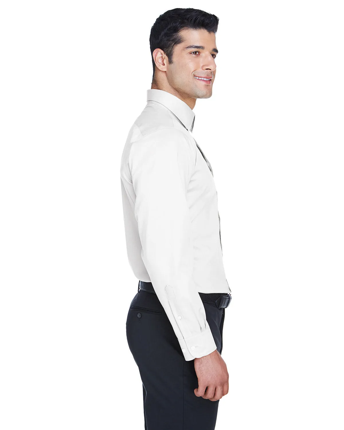 Devon & Jones Men's Tall Crown Woven Collection™ Solid Stretch Twill