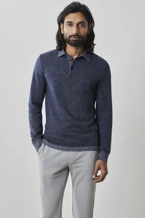 Fielder Long-Sleeve Sweater Polo