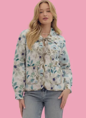 Floral Quilted Jacket