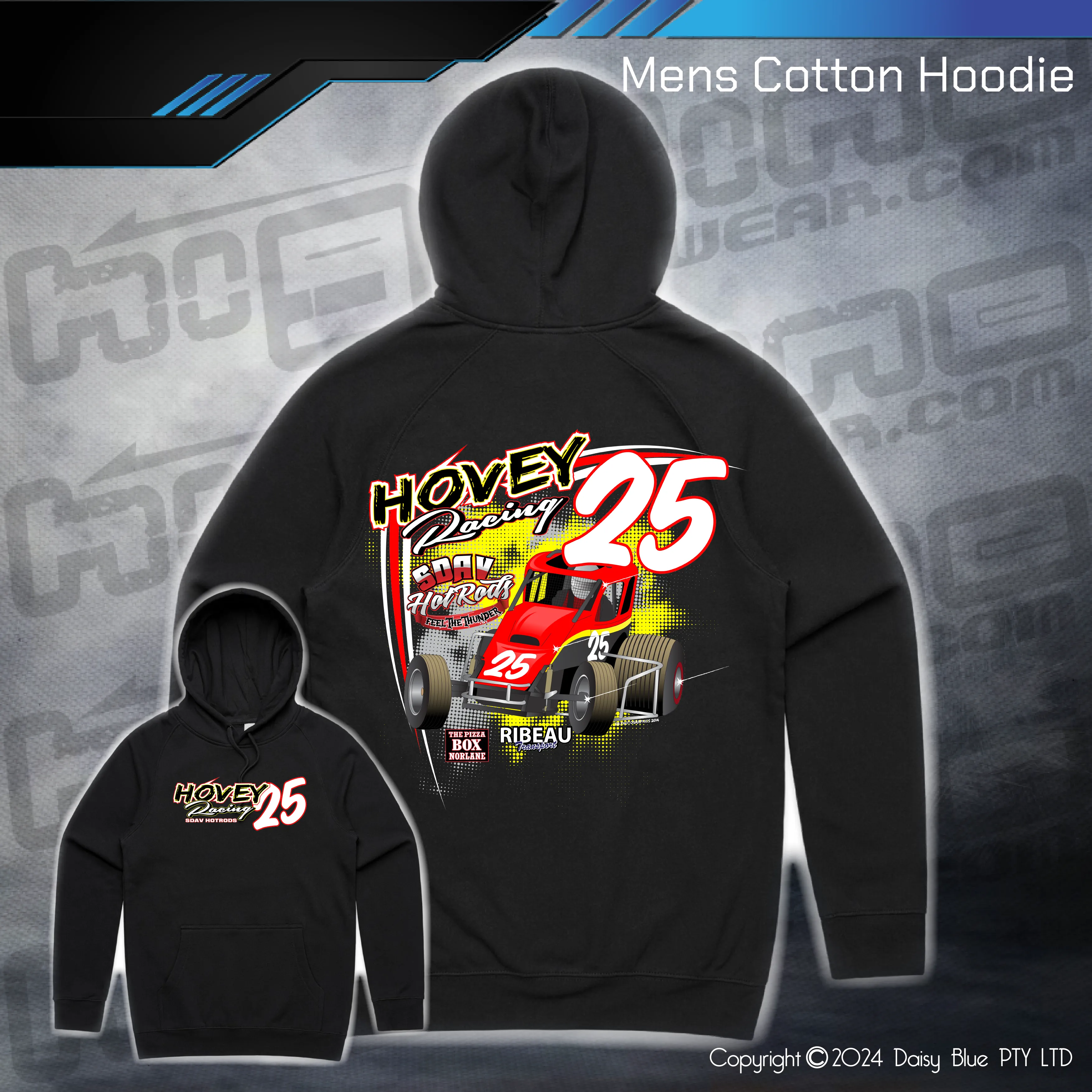 Hoodie - Hovey Racing 25