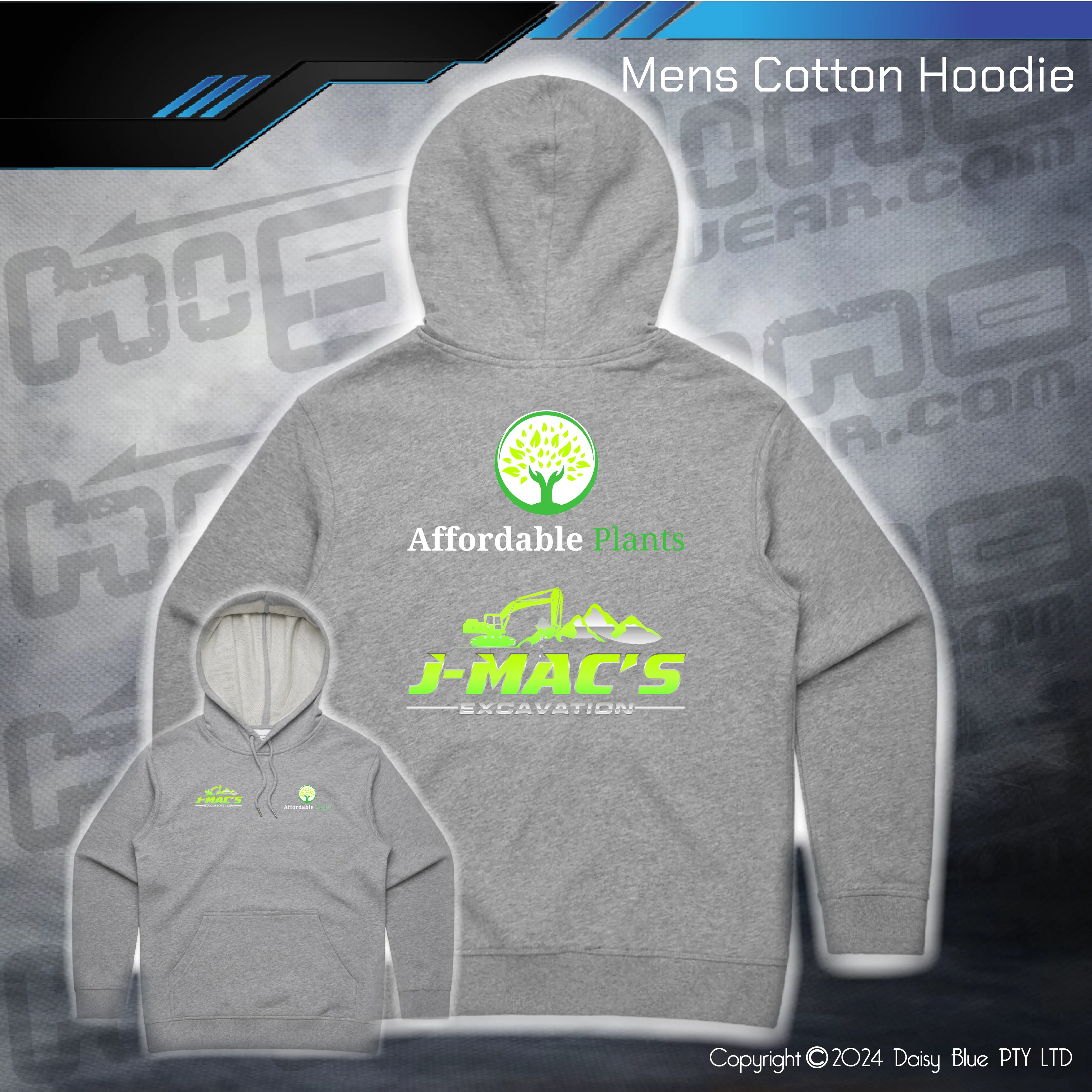 Hoodie - JMAC Excavations/Affordable Plants