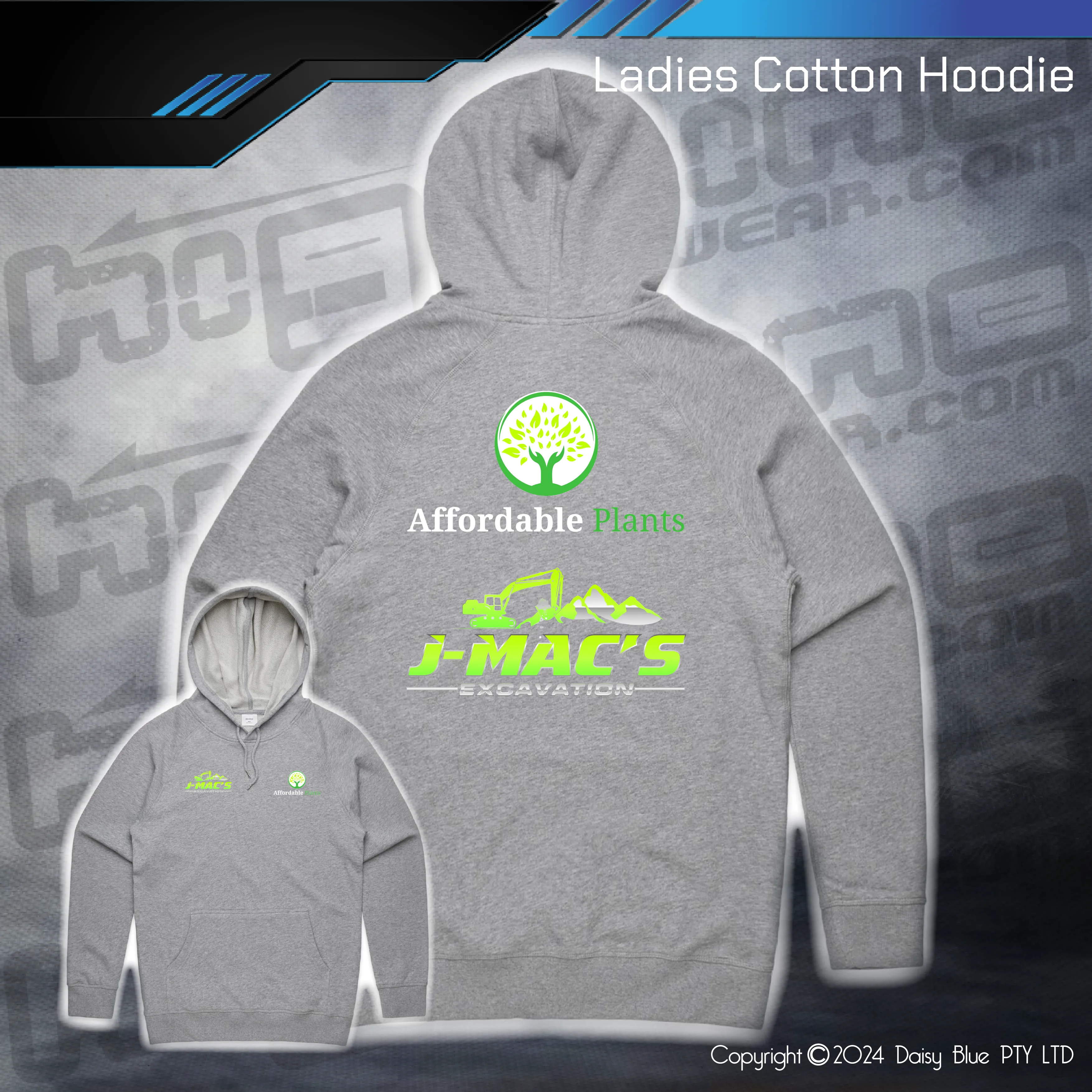 Hoodie - JMAC Excavations/Affordable Plants