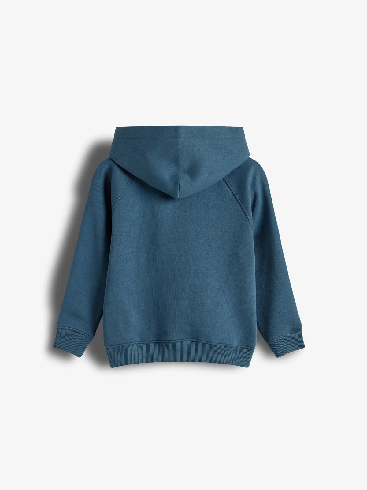 Hoodie w. Kangaroo Pocket - Kids - Stormy Blue