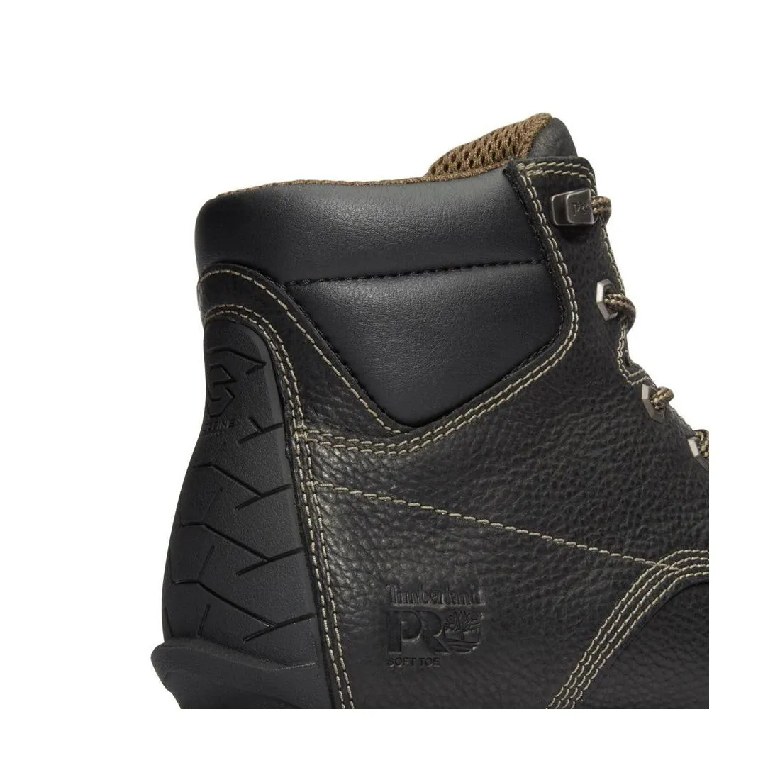 Irvine 6 Inch Soft-Toe Boot Black