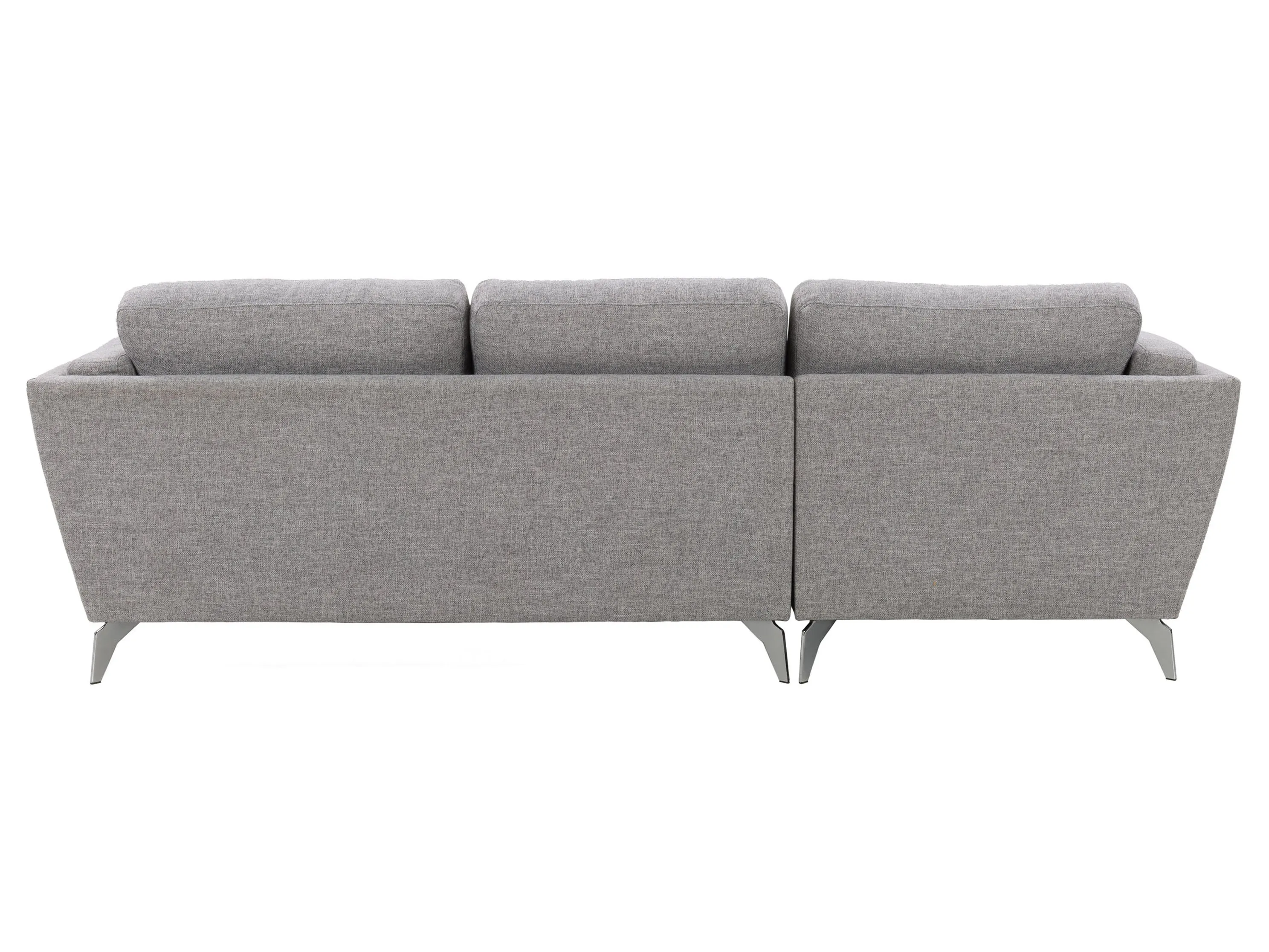 Light Grey L Shaped Left Facing Sofa