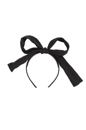 Party Bow Taffeta - Black