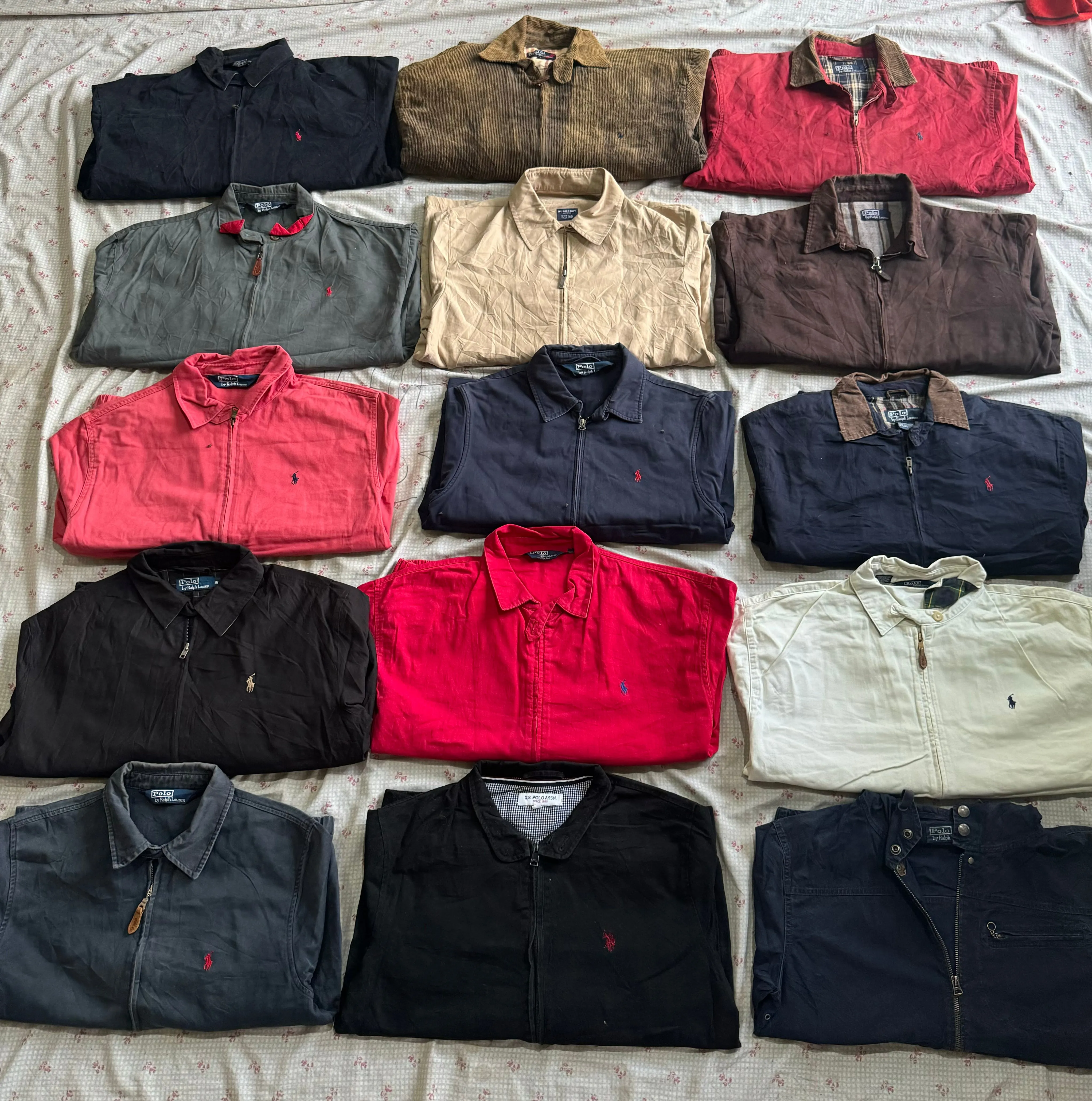 Polo Harrington jackets 18 pieces