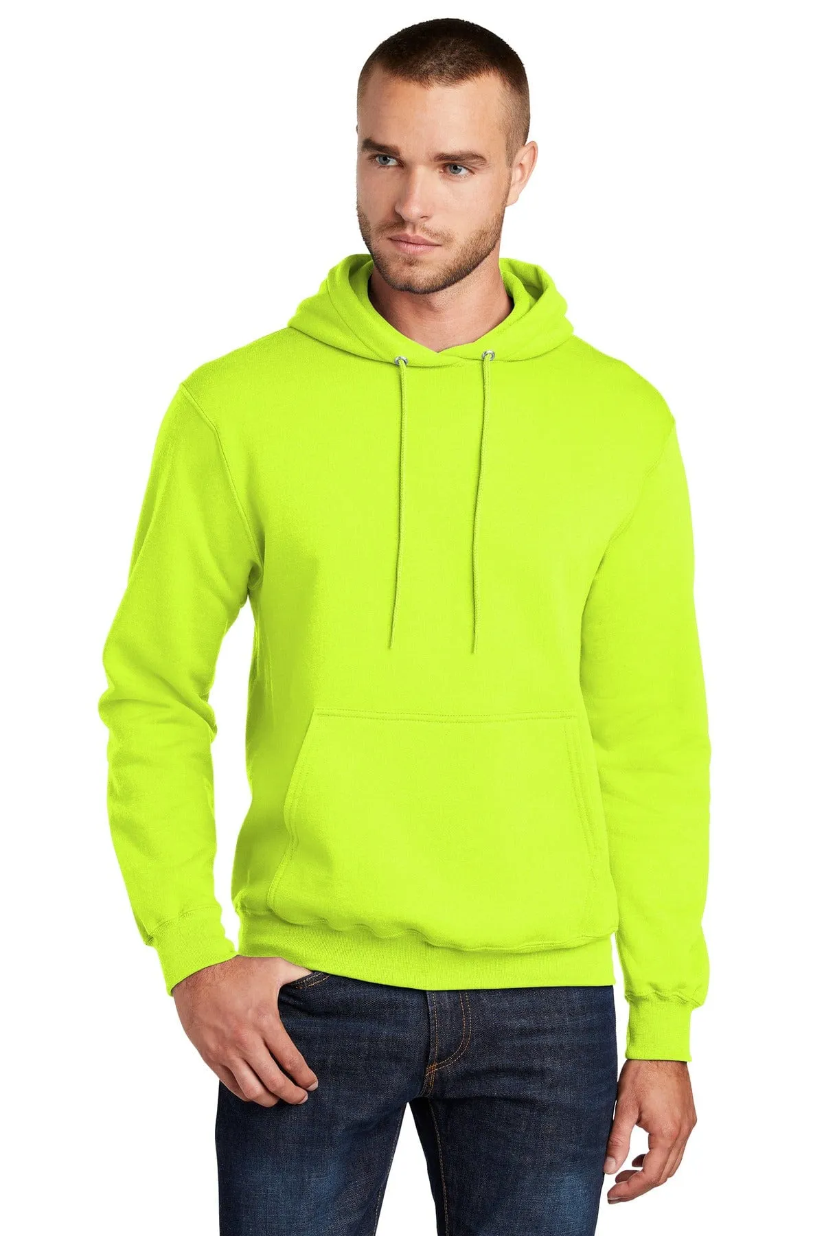 Port & Company PC78HT: Tall Core Fleece Pullover Hooded Sweatshirt