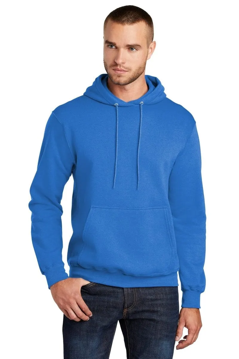 Port & Company PC78HT: Tall Core Fleece Pullover Hooded Sweatshirt