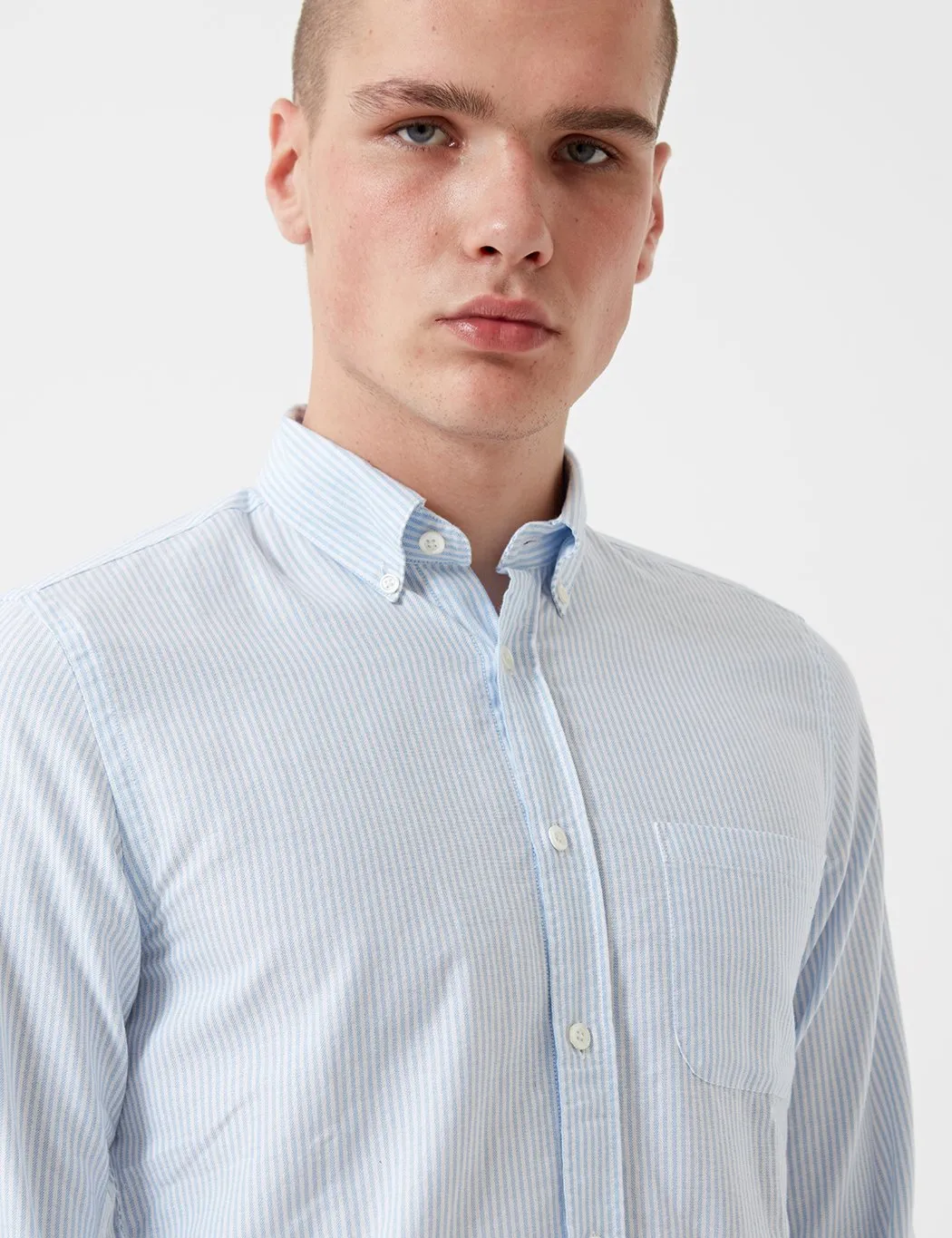 Portuguese Flannel Belavista Shirt - Light Blue