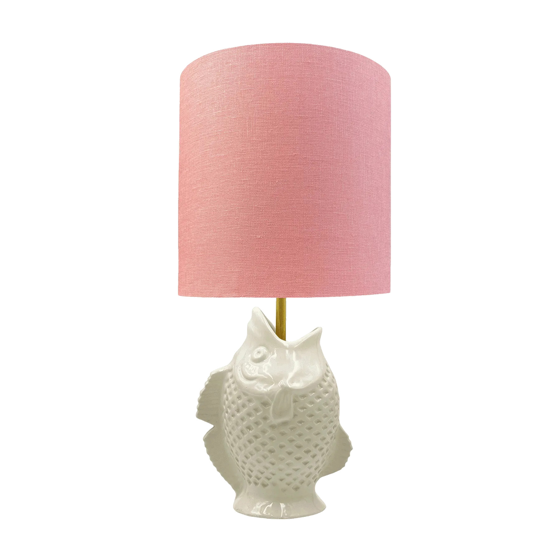 Red Drum Linen Lampshade