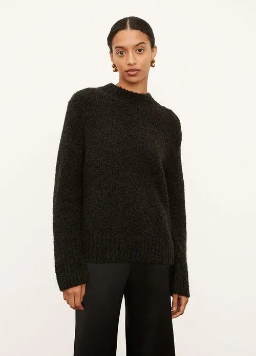 Textured Mock Neck in Eden