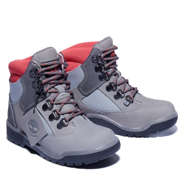 Timberland 6 IN F/L FLD BT Youth’s - MEDIUM GREY PNK