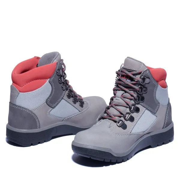 Timberland 6 IN F/L FLD BT Youth’s - MEDIUM GREY PNK