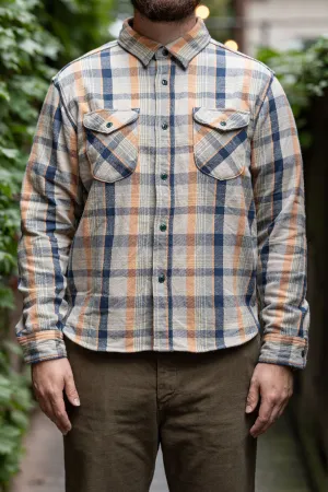 UES 502453 Heavy Flannel Shirt - Navy