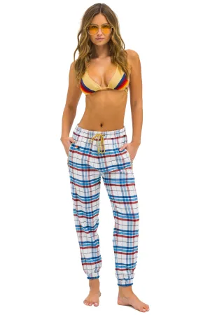 UNISEX PLAID LODGE PANT - MONTAUK PLAID