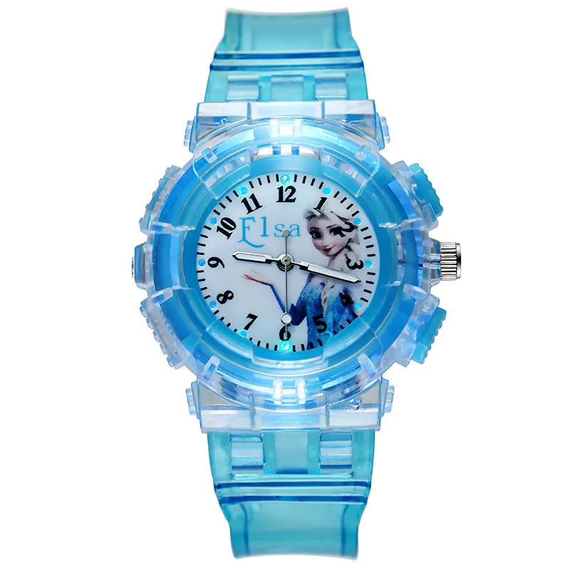 Watch Frozen Trendy Luminous Girls' Watch Student Children