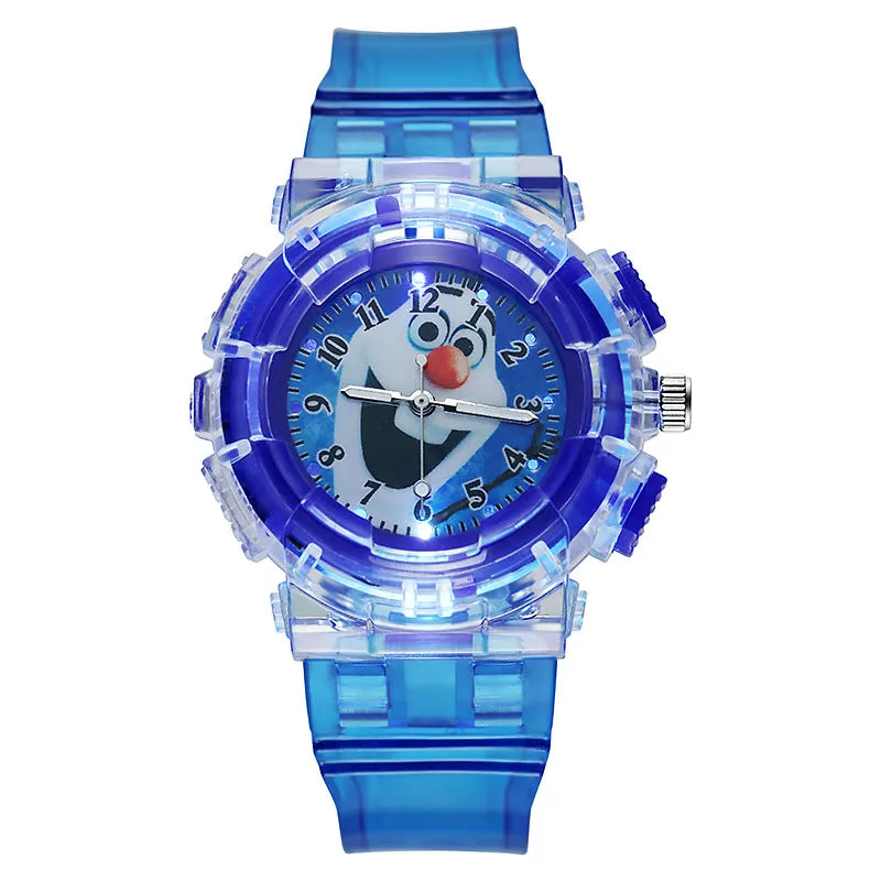 Watch Frozen Trendy Luminous Girls' Watch Student Children