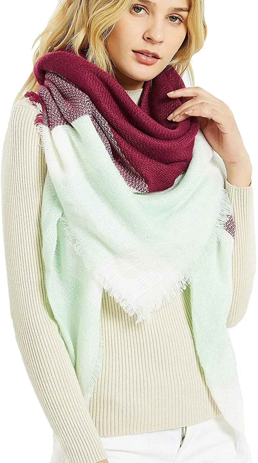 Women's Large Infinity Warm Winter Shawl Scarf