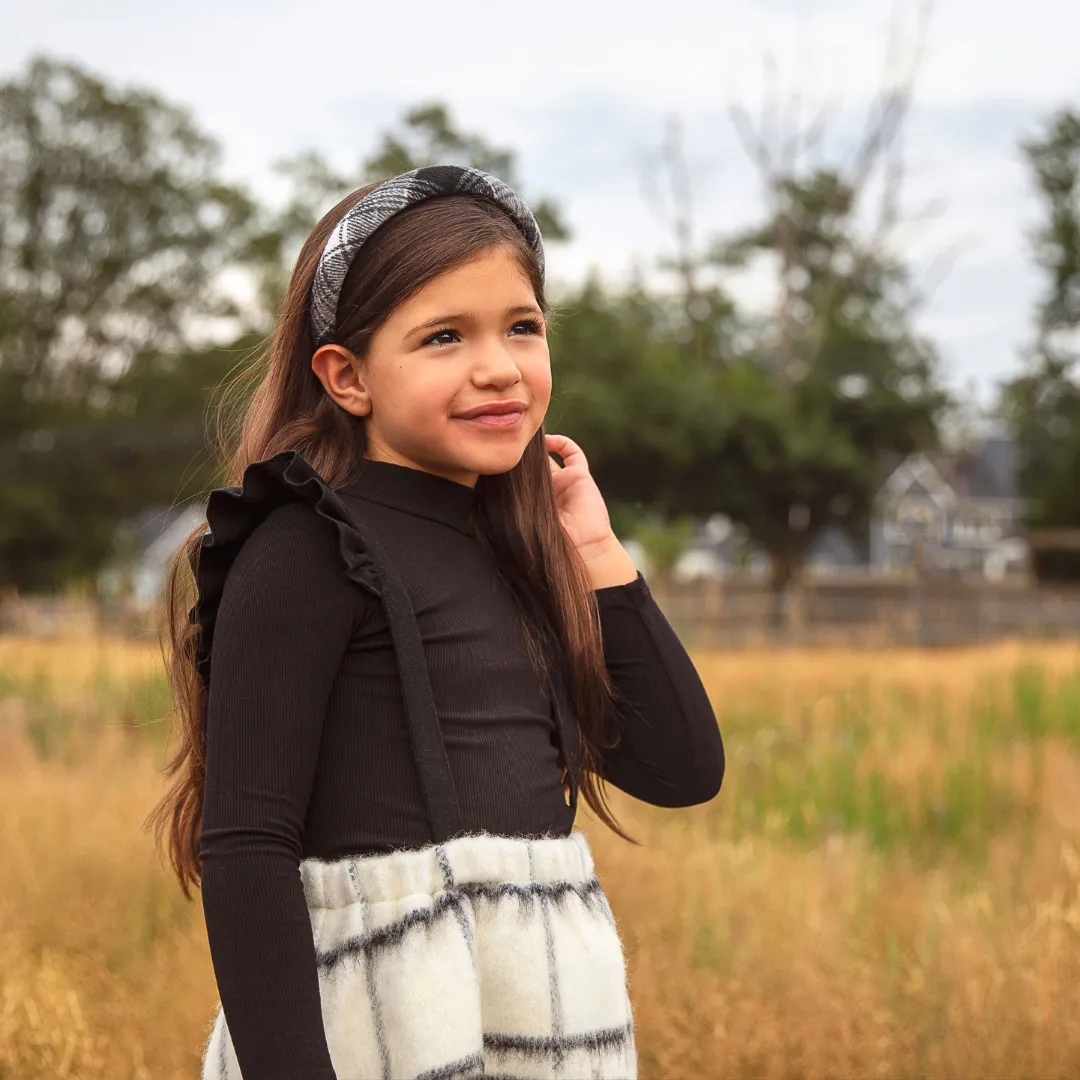 Wool Plaid Classic Padded Headband